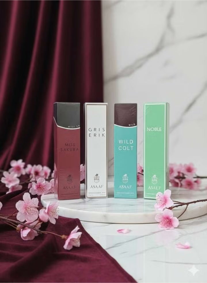 ASAAF WILD COLT AND MISS SAKURA AND GRIS ERIK AND NOBLE EDP 200ML
